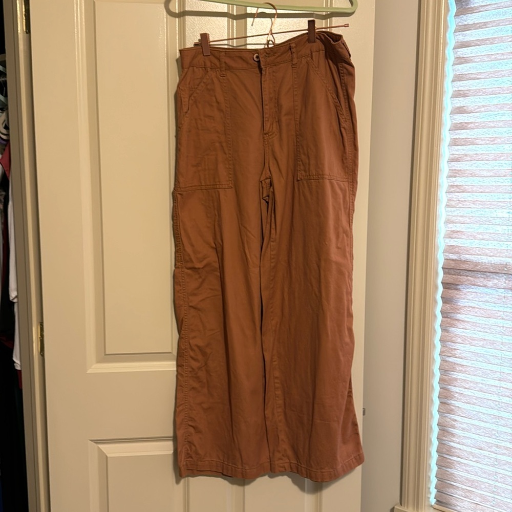 Wide Leg Cotton Pants